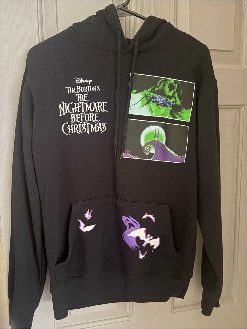 Black Graphic Hoodie